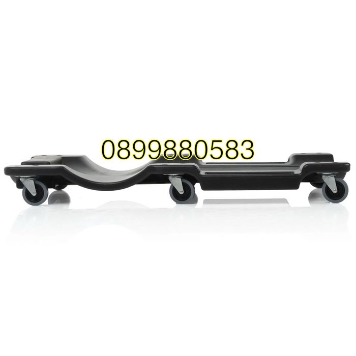 Пластмасова лежанка с 6 колела и дунапренена облегалка за глава HAWEK