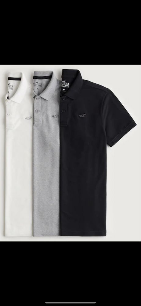 Hollister polo 3 pack
