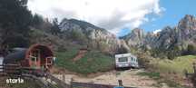 De vanzare Teren zona Cheile Bicazului, cu rulota și butoi de locuit