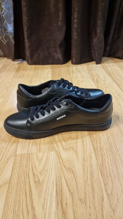 Pangaia Grape Leather Sneakers - Black; 44/45