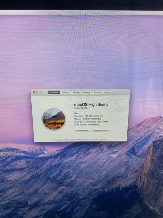 Imac 27 late 2009 +apple keyboard + logitch mouse