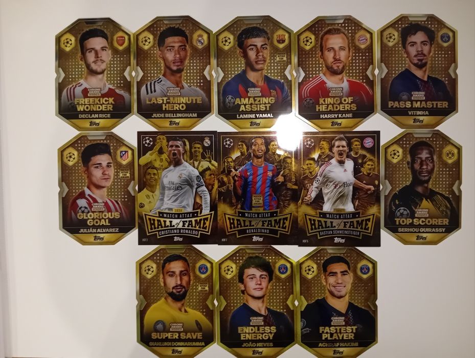 Продавам нови Match attax 25/26 футболни карти.