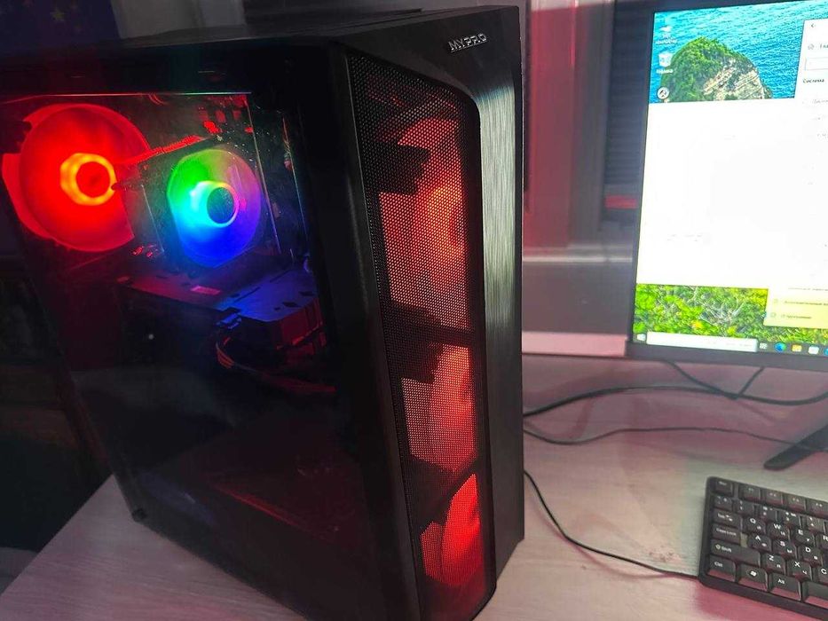 Игровой кейс на Core i5 10 поколения/16 gb ddr4/RX 580 8gb/ 512ssd