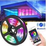 5 метра RGB LED лента с Bluetooth управление, безжичен контрол, декор