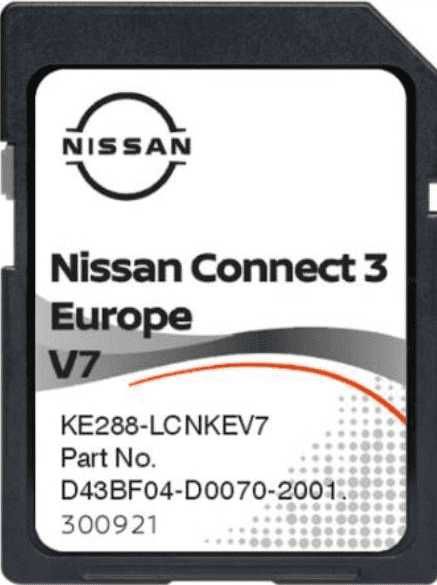 Card harti navigatie Nissan Connect LCN1 LCN2 LCN3 Qashqai Juke Micra