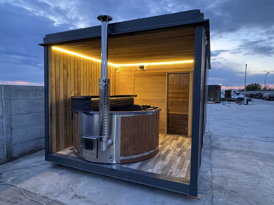 Ciubar jacuzzi cu soba interna