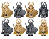 Set 8 minifigurine tip Lego Asgardian Warriors si Undead Soldiers