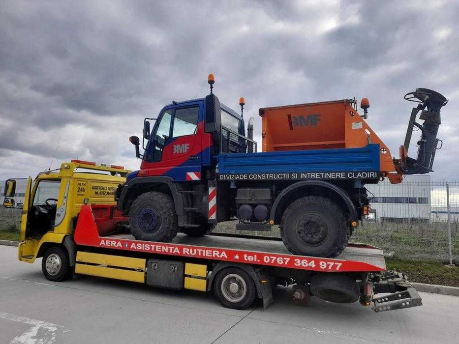 Tractari dube incarcate - platforma hidraulica - oriunde in tara 24/24