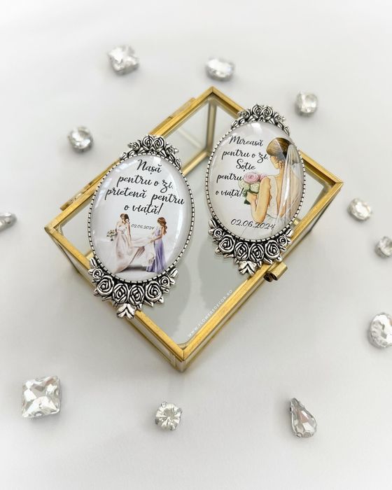 Brose pentru buchet mireasa/nasa