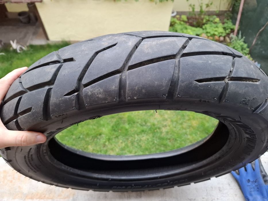90/90-21 METZELER и 120/90-17 Pirelli Scorpion