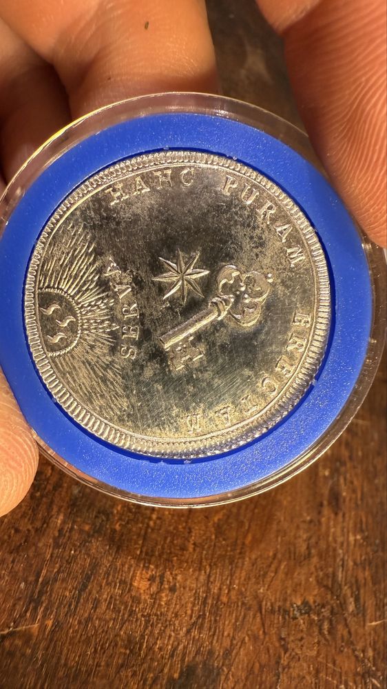Moneda argint taler germania worms argint 1971