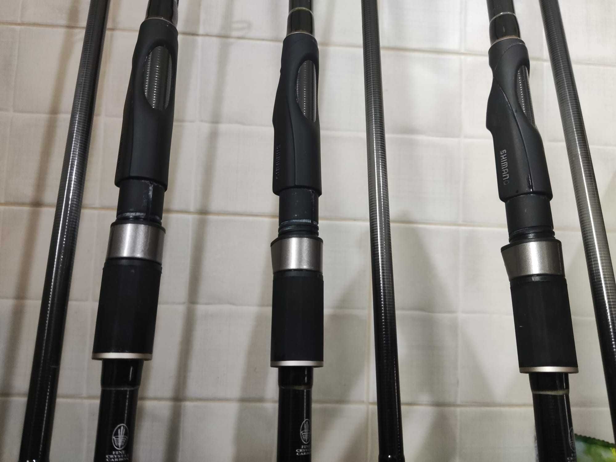 3 lansete crap Shimano Force Master Ax 12' 3 1/4 lb Long Ranger