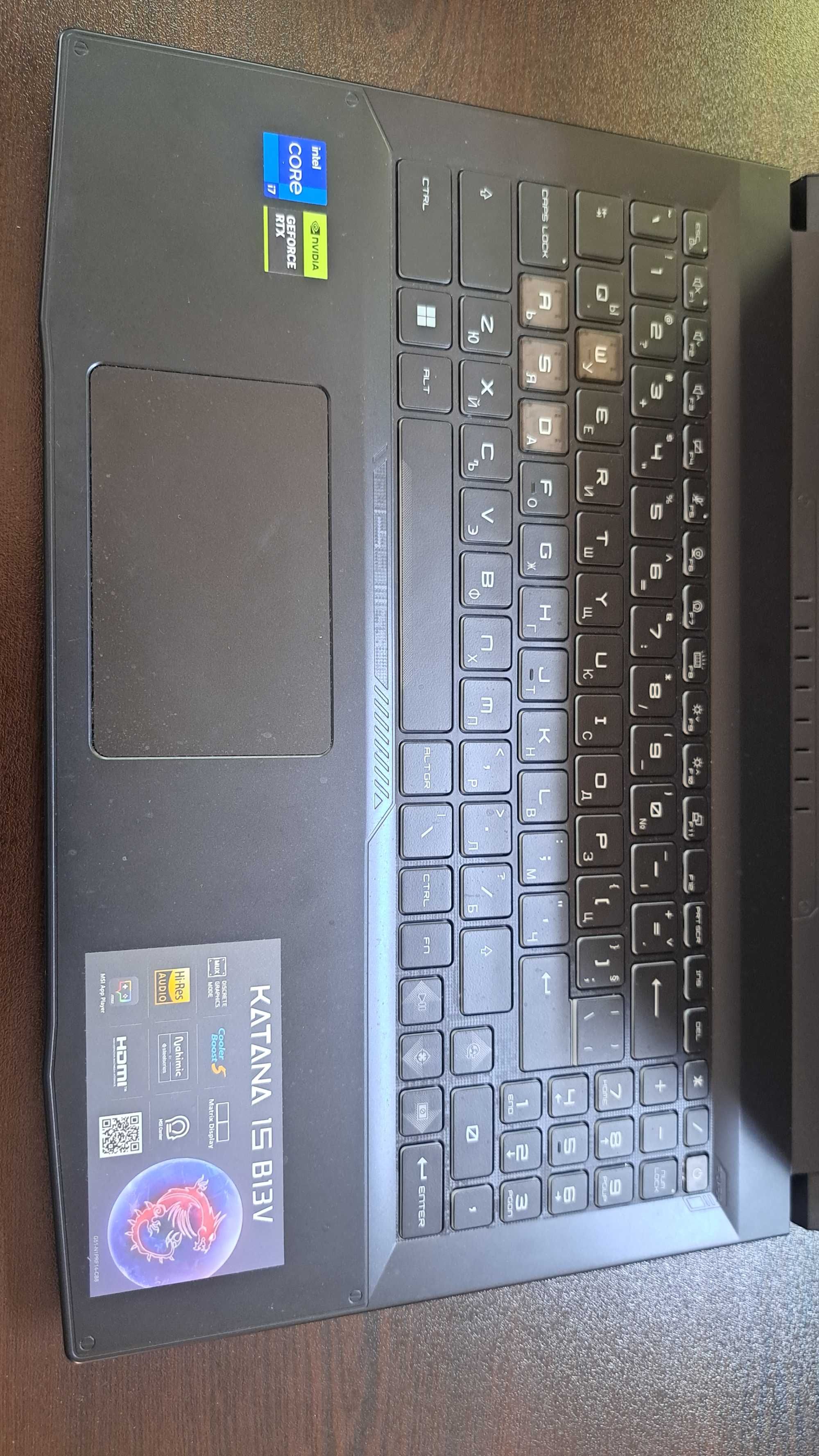 MSI Katana B13VFK – гейминг лаптоп (подобрен модел)