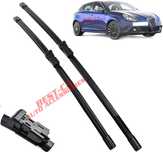 Комплект чистачки предно стъкло 60+45 cm. за Alfa Romeo Giulietta