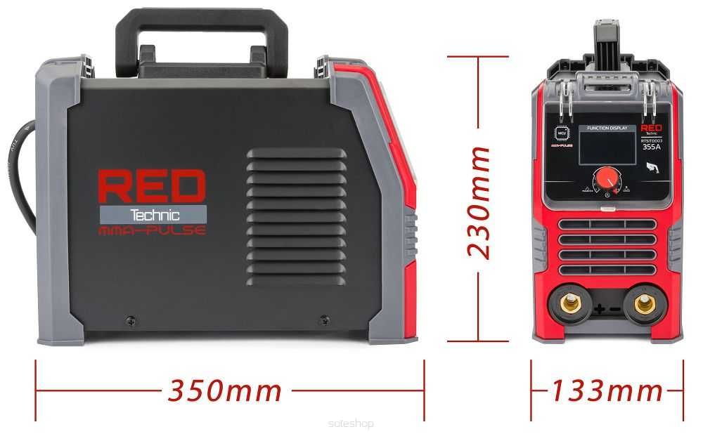 Aparat de sudura , invertor , MMA , TIG-LIFT, 355A , RTSIT0003