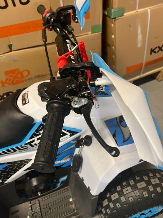 ATV 125cc culoare albastru model ultra nou cu livrare în toată țara