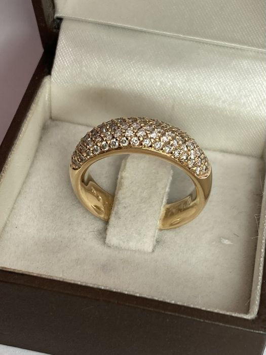 Inel aur 18kt.cu diamante 0.80ct