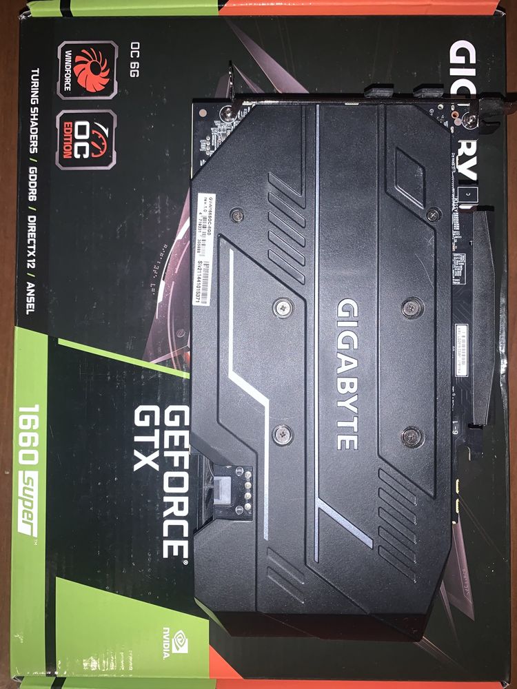 Продам видеокарту GTX 1660 Super Gigabyte
