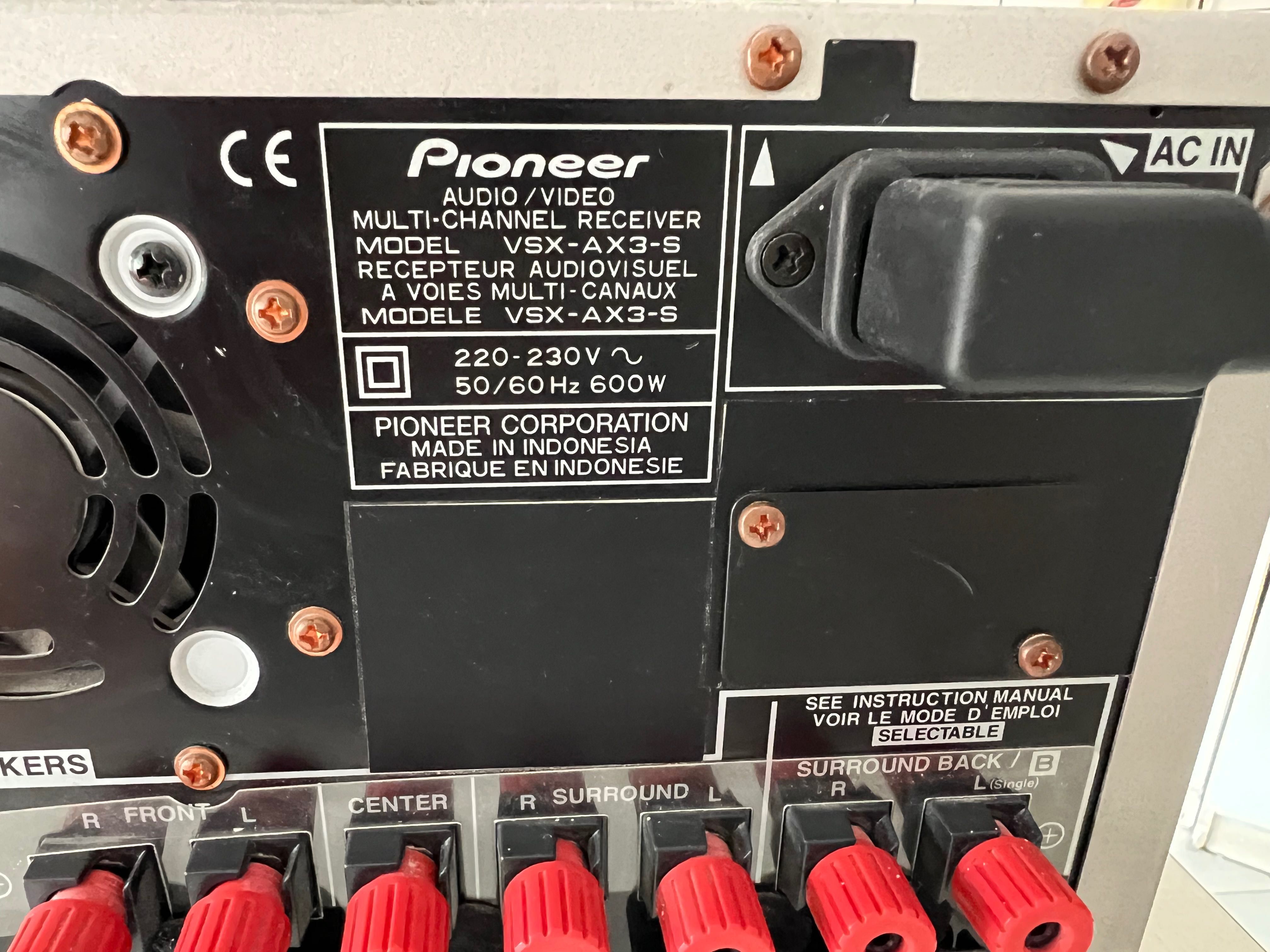 Ресийвър Pioneer -VSX-AX3-S ,7x100W