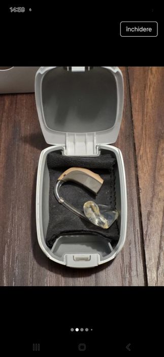 Aparat auditiv Bernafon Oticon Power Plus BTE Nevara + cutie + oliva