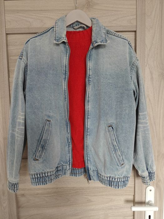 Дамско дънково яке CROPP