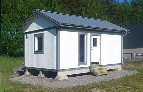 Casa modulare pe structura metalica la cheie