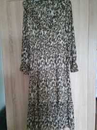 Rochie voal animal print