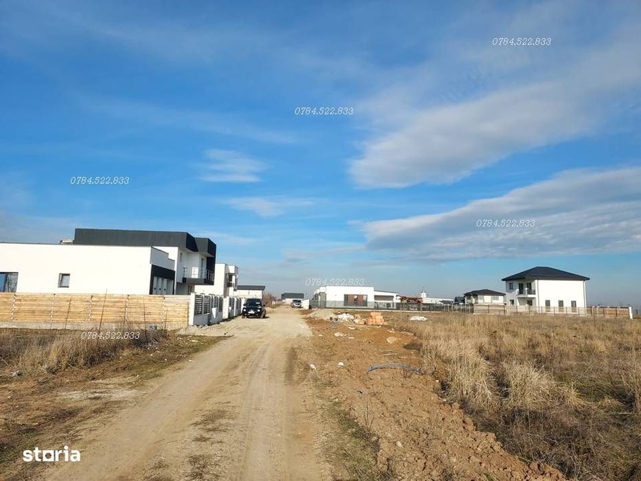 Teren constructie imediata 375mp gaz + curent comuna Berceni