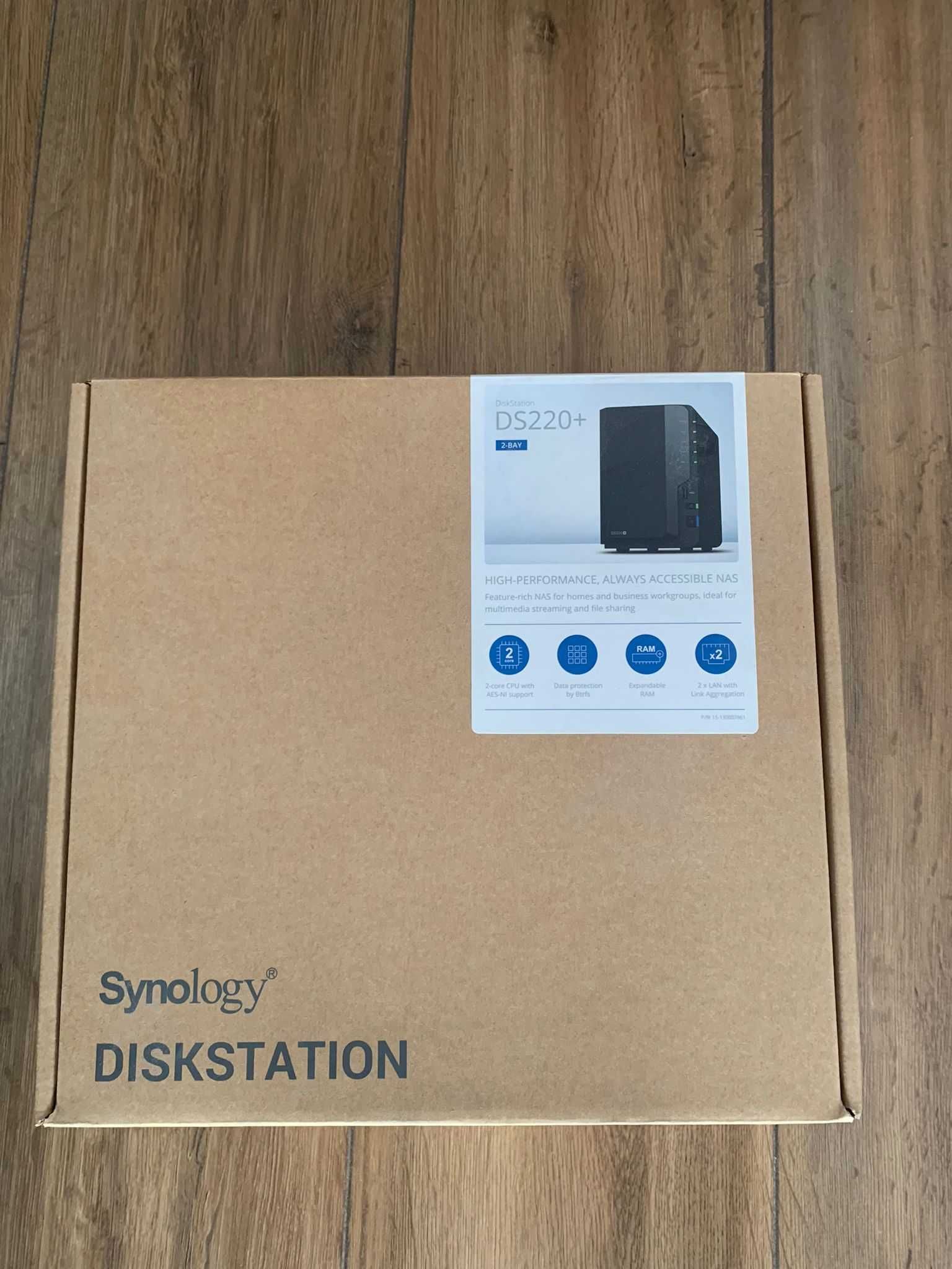 Synology Nas DS220+ 2TB HDD Seagate Ironwolf Nou