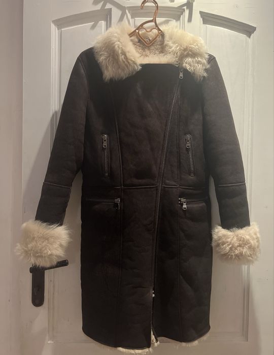 Дамско палто естествена кожа