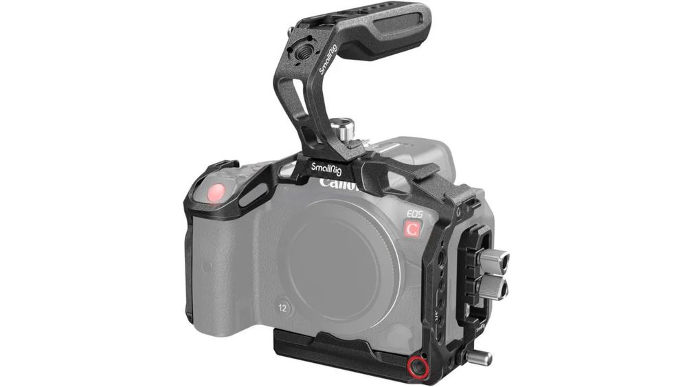 Canon EOS R5C + cage SmallRig, 2 acumulatori Canon