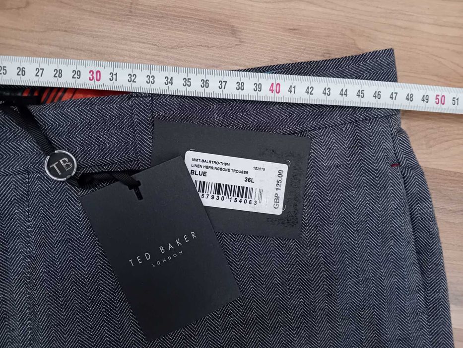 -50% Ted Baker N34-36 памук,лен панталон