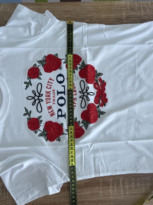 Tricou damq Ralph Lauren brodat M