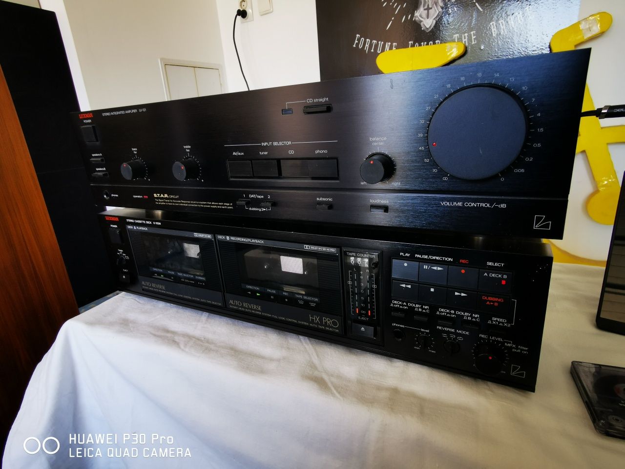 Amplificator și deck Luxman L 121 și K-110W
