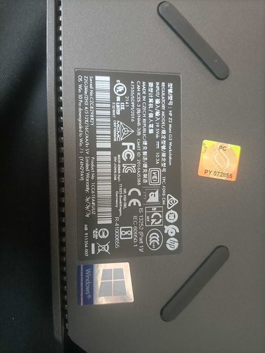 HP Z2 G3 Mini PC - i7-6700 / 16GB DDR4 / 256GB / Nvidia M620 2GB GDDR5