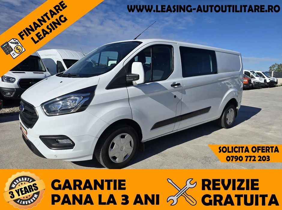 Ford Transit Custom 6 LOCURI+DUBA L2H1 MIXT 6 LOCURI+DUBA/Finantare Leasing/ Garanție 3 ani/ Revizie gratuită