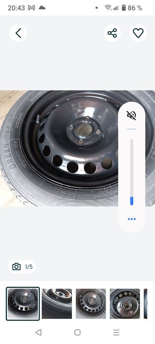 Диски штампованые 15 кобольт.