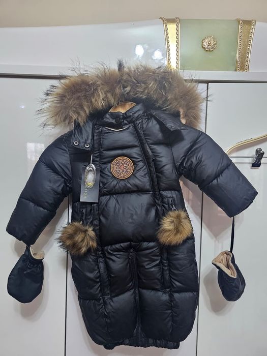 Зимний комбенизон трансформер,НОВЫЙ НА 74 СМ