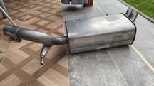 Toba noua, originala, INOX, Peugeot 407 sau Citroen C5 (III)