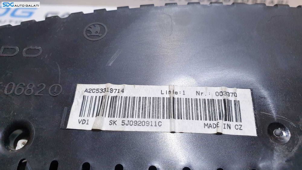 Kit Pornire ECU Calculator Motor Cip Cheie Imobilizator Skoda Fabia 2 1.4 TDI BMS 2007 - 2015 Cod 045906013R 045906013E 0281015050 5J0920911C
