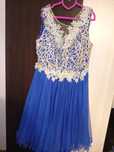 Rochie albastra midi