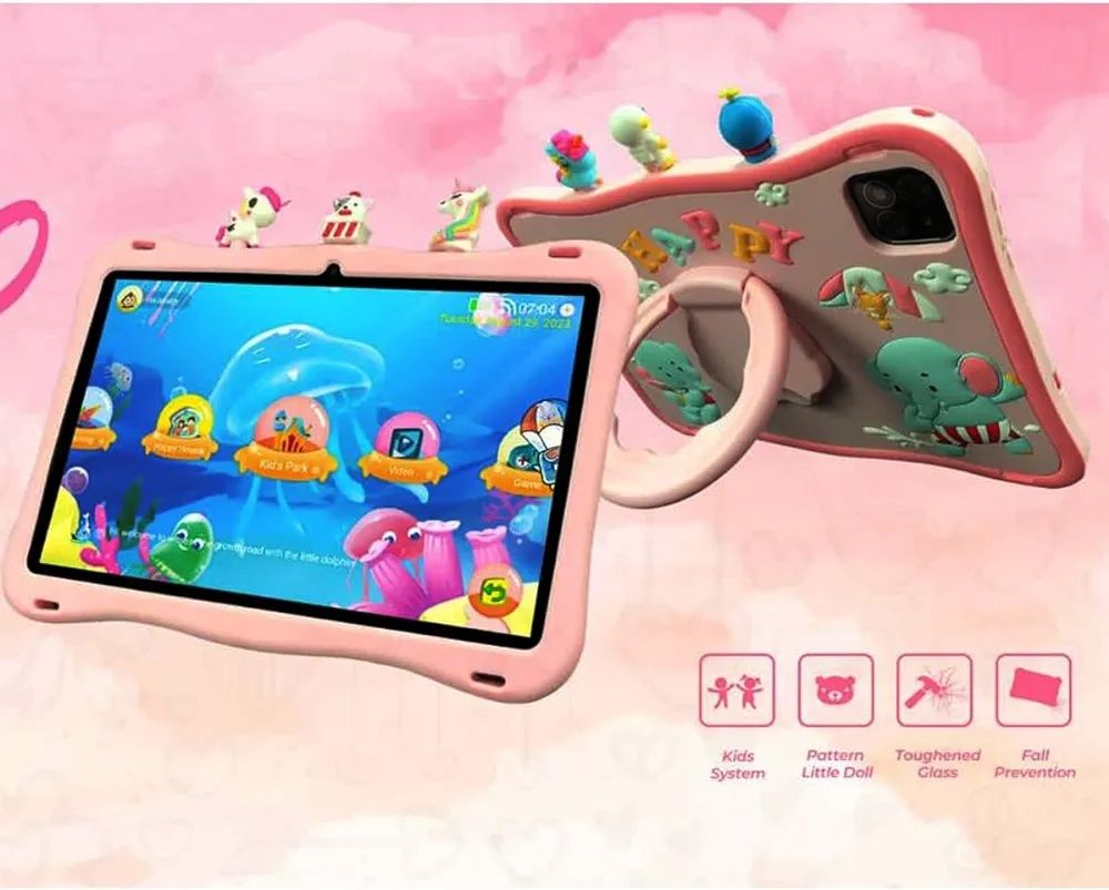 Bolalar plansheti OTEETO TAB 10 Kids,Sim card 4G, 8000 mAh, 10.1 Dyum