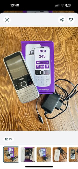 Inoi 243, holati zor, 1 oy ishlatilgan, telefon, karobka,zaryad bor