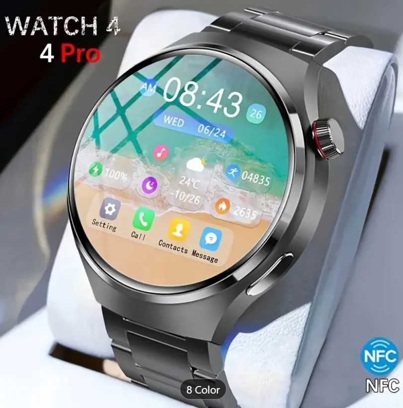 2024 New Men's Smart Watch 4 PRO 1.53-inch