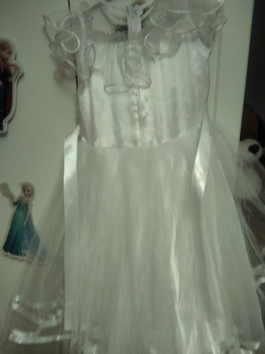 Детска рокля булченска