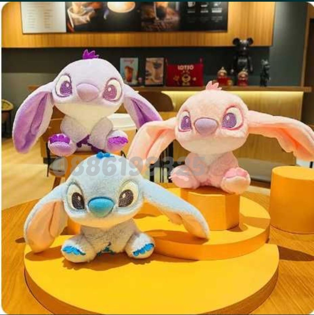 Плюшена играчка Ключодържател Лило и Стич Stitch, Мек ключодържател