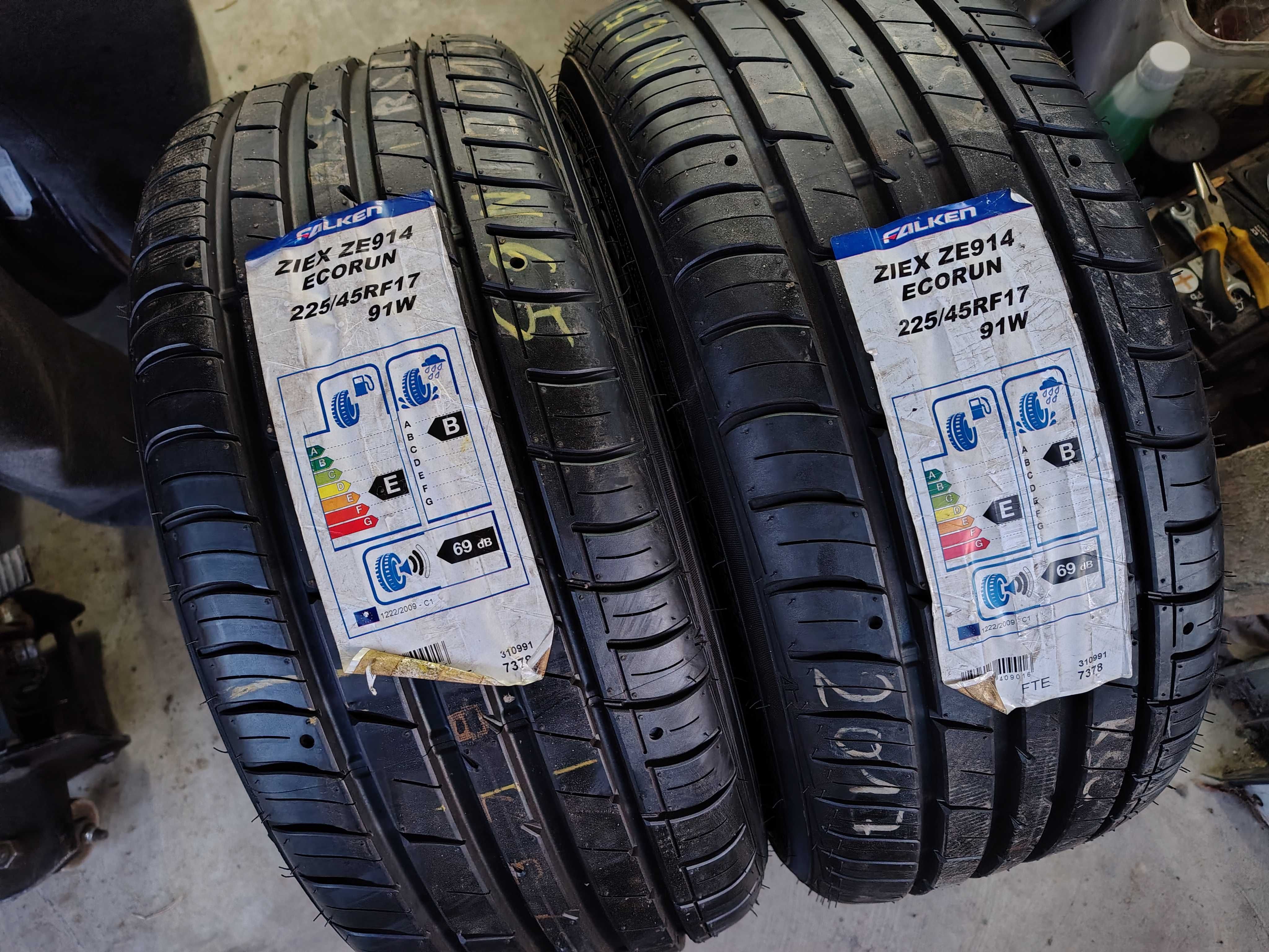 2бр.НОВИ летни гуми FALKEN 225/45/17 91W DOT 0317