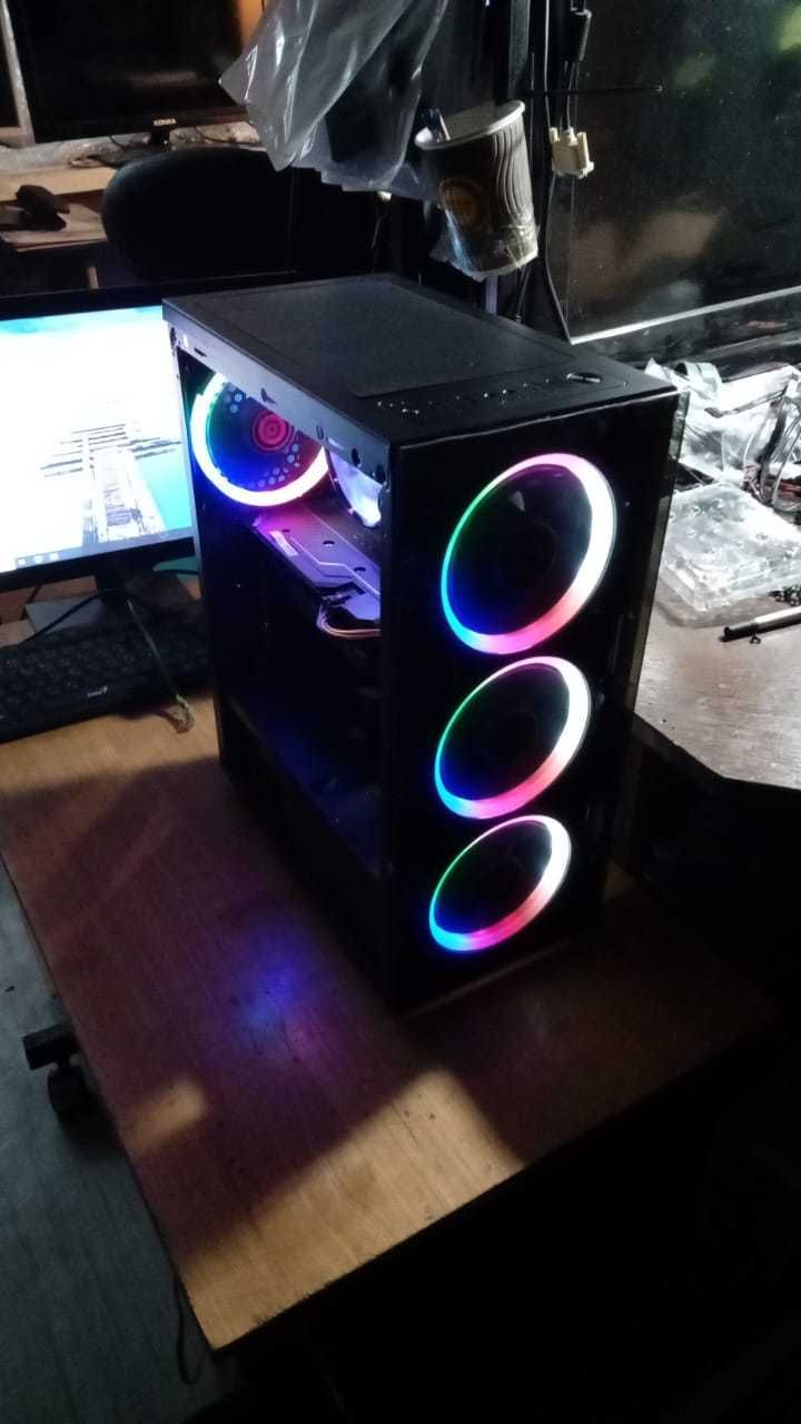 новый игровой Core i3 10100\озу16G ARGB\SSD120\HDD1000\GTX 1660  6G