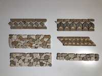 мозаечни фризове от мрамор и травертин ръчна изработка