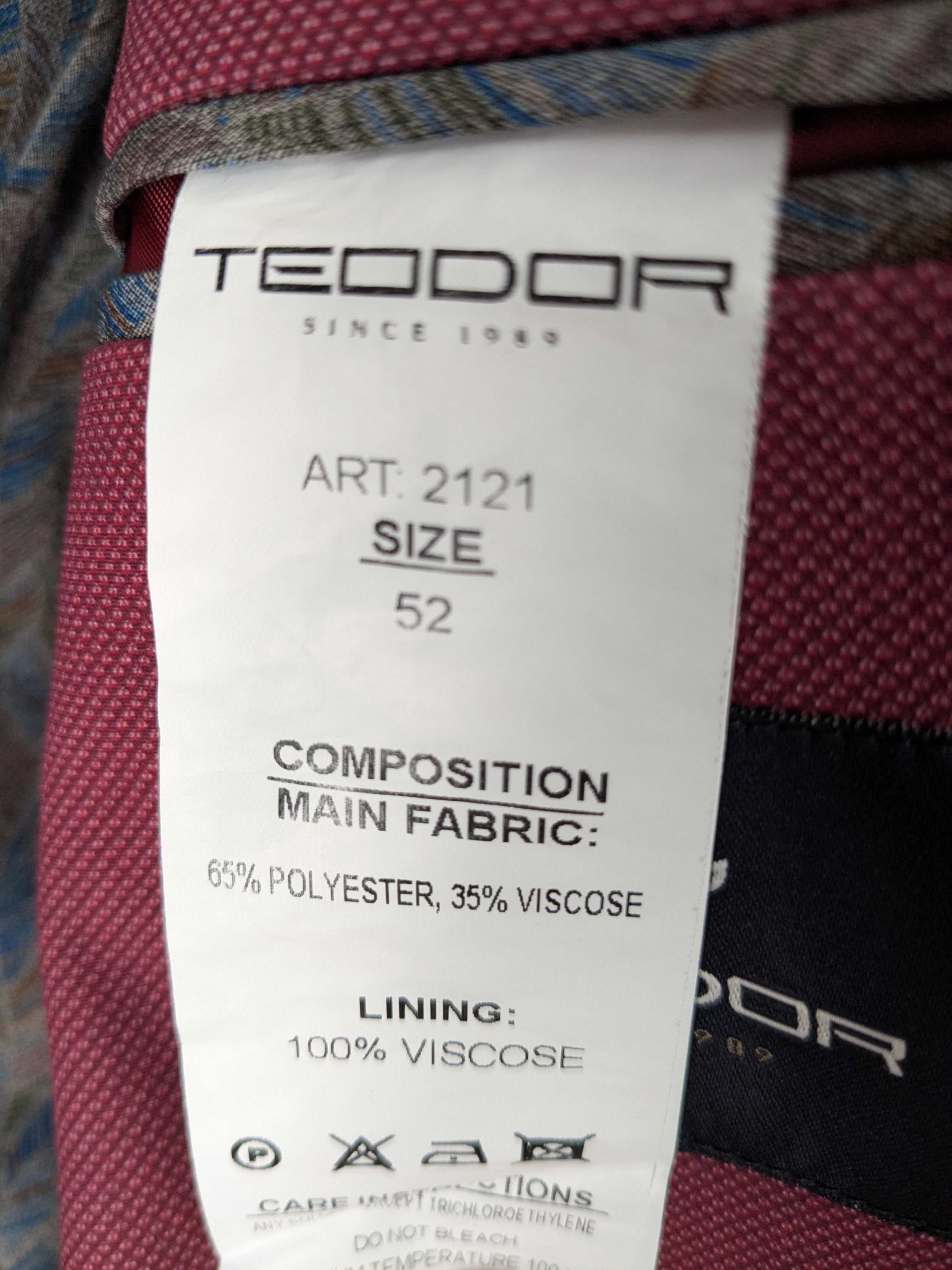 Мъжко сако TEODOR – размер 52 (Slim Fit)